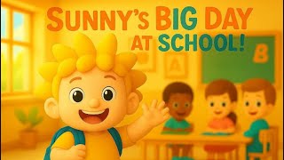 Sunnys Big Day At School Fun Learning Story For Kids Educational Video For Children