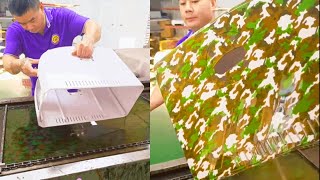 Factory assembly line  water transfer graffiti  #hydrographic