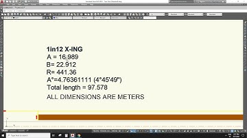 1 IN 12 X-ING (60 KG RAIL,BROAD GAUGE RAILWAY) Turnout In Railway Track Draw in AutoCAD
