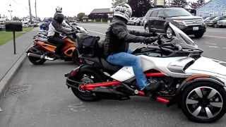 Can-am Roadster Spyder ride