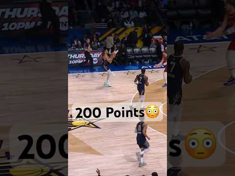 Tyrese Haliburton Hits The Three To Lift The East To 200-Pts In The #NBAAllStar Game! 🔥👀|#Shorts