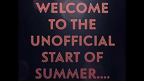 Summer begins..