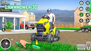 Lawn Mower 3D - Grass Cutting - Level 1 Android,iOS  screenshot 2