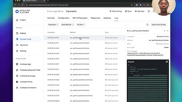 Coinbase Developer Platform | Paymaster Series: Analytics and Logs