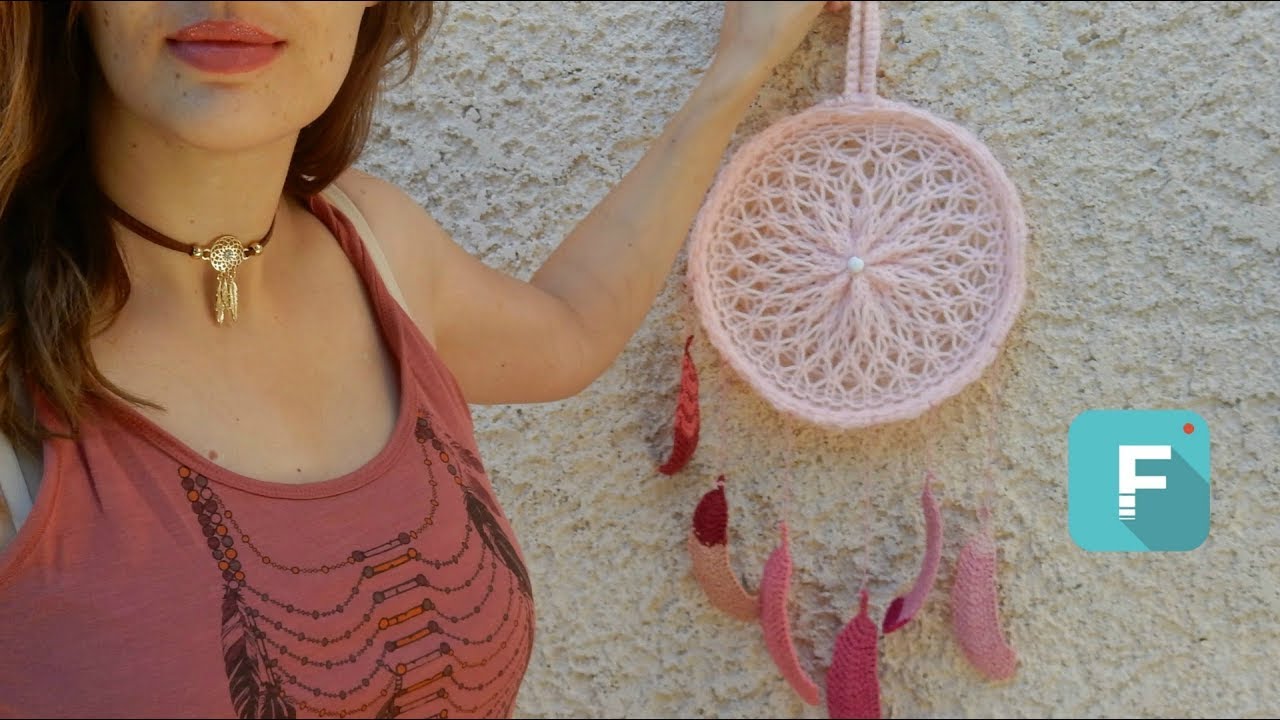 Tricotin - Attrape-rêves / Loom Knitting #FilmoraFrance