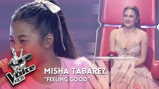 Misha Tabarez Stuns The Coaches With Her Powerhouse Vocals In feeling Good  The Voice Kids 2025