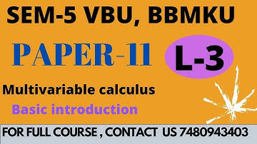 Sem-5 lecture - 3 , MATHEMATICS CLASSES FOR Bsc, FOR VBU  BBMKU SKMU RANCHI UNIVERCITY ......