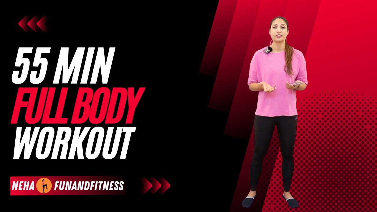 55 MINUTES FULL BODY WEIGHT LOSS AT HOME. YouTube