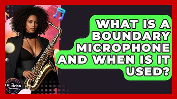 What Is A Boundary Microphone And When Is It Used? - The Musician Encyclopedia