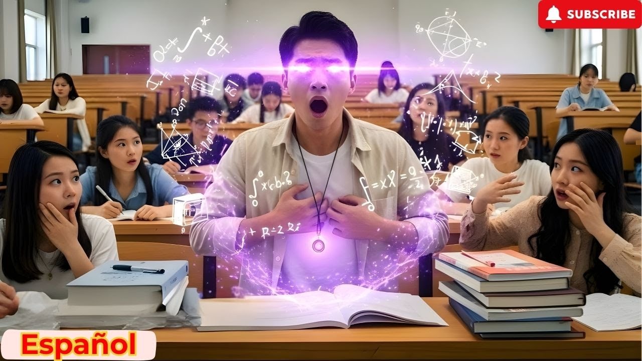 Un día obtuvo un ojo mágico que veía todas las respuestas y se convirtió en el mejor de la escuela