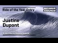 Justine Dupont at Nazaré 3 - 2020 Ride of the Year Entry  - WSL Big Wave Awards