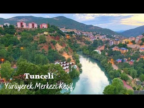 Yürüyerek TUNCELİ Merkezi Keşfe Çıkıyoruz (Tunceli Çarşı)