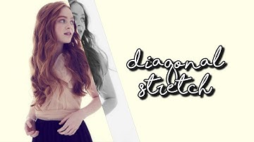 Diagonal Stretch // cute cut pro