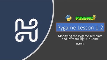 Pygame Lesson 1-2: Modifying the Pygame Template and Introducing Our Game
