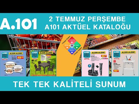 A101 2 Temmuz 2020 - A101 Aktüel Ürünler - (A101 Bu Hafta Perşembe Neler Var)