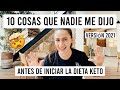 🤯 10 COSAS QUE NADIE ME DIJO ANTES DE INICIAR LA DIETA KETO | DIETA KETO 2021 | Manu Echeverri