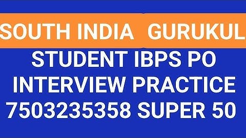 IBPS PO MOCK INTERVIEW - INTERVIEW CLASS #ibpspointerview #interviewquestions #ibpspointerview2025 