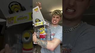 Secret Brain inside Giant Minion FunkoPop 🧠 #Shorts
