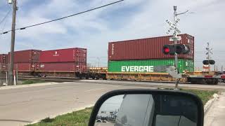 UP double stack @ Great Southwest PKWY.