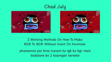 2 Working Methods On How To Make RGB To BGR Without Invert On Funimate