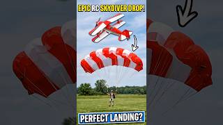 Epic RC Skydiver Parachute Drop from RC Airplane! 🪂✈️ #shorts #Skydive #RCPlanes