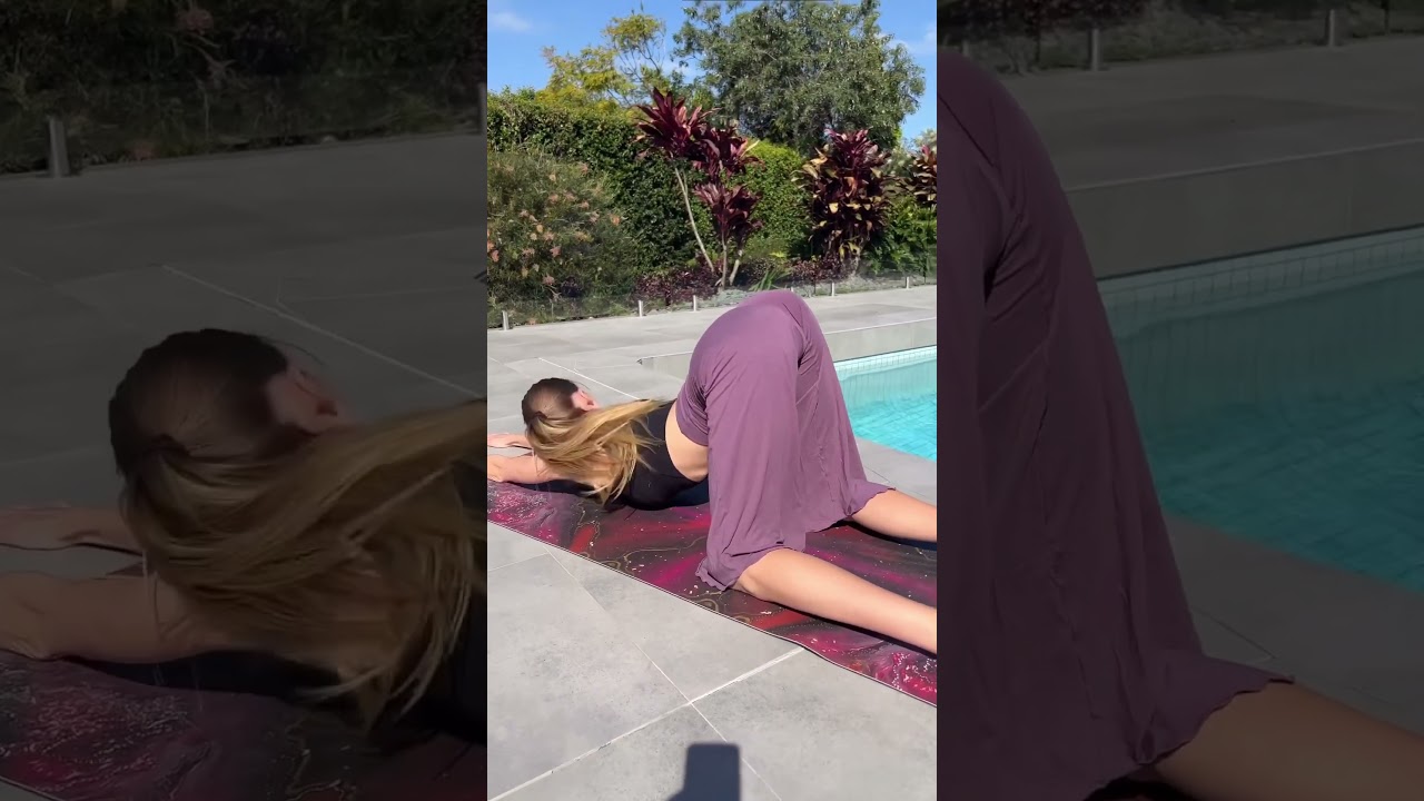 Удивительно глубокая растяжка💞 