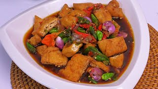 Tahu Gejrot | Fried Tofu in Sweet Spicy Sauce