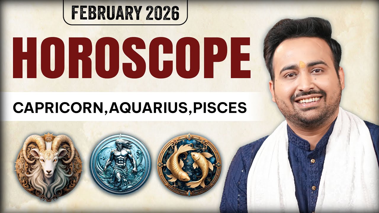 February 2026 Horoscope | Capricorn Aquarius Pisces | Monthly Astrology Predictions