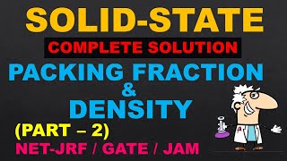 Famous SOLID STATE | PREVIOUS YEAR COMPLETE SOLUTION (PART-2)| NET-JRF| GATE| IIT- JAM Wealth