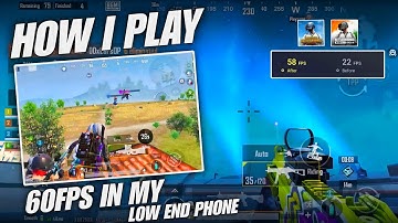 How I Play 60FPS Super Smooth Graphics In My 2Gb Ram Phone In Bgmi PUBG mobile | Fix LAG & Boost Fps