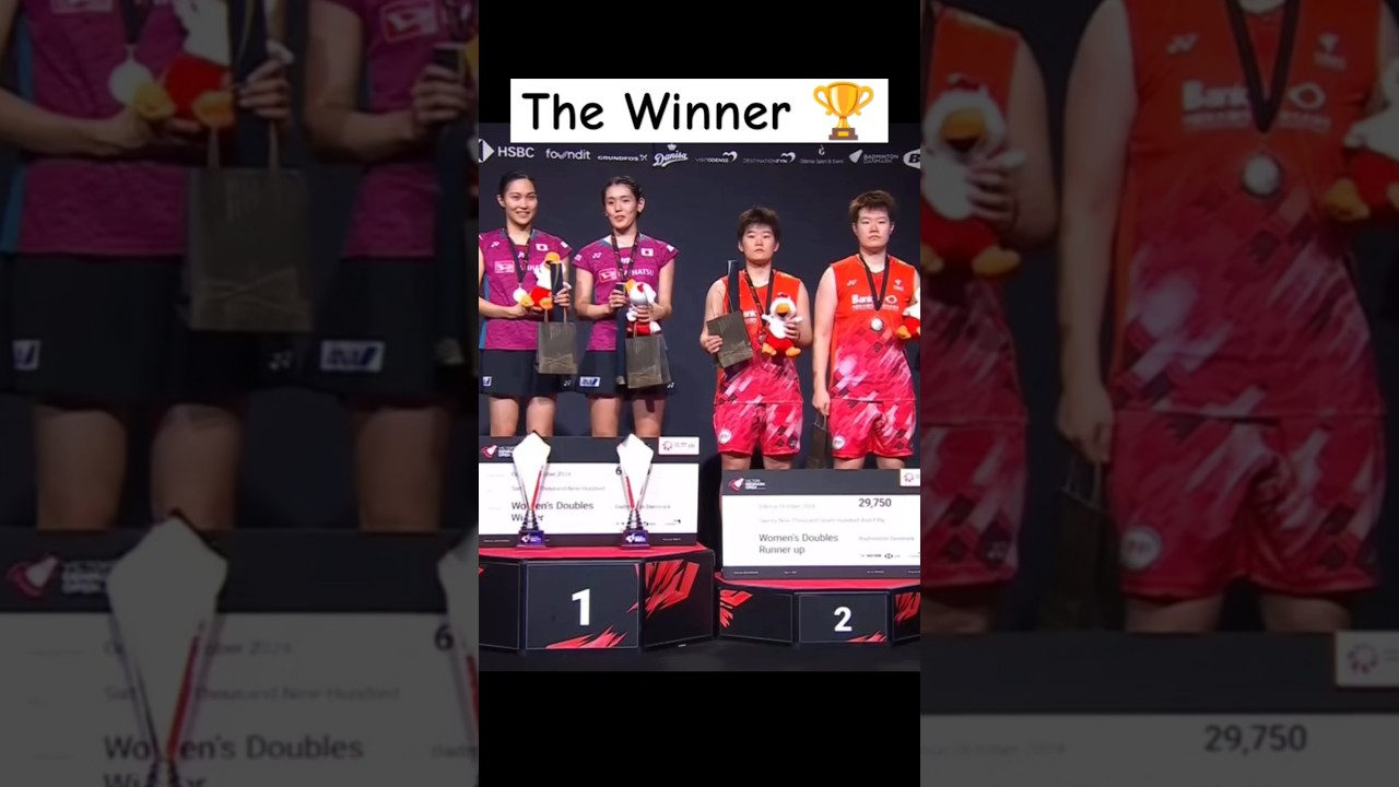 THE WINNER OF DENMARK OPEN 2024 || WD (IWANAGA/NAKANISHI VS SHENGSHU/TAN NING) 🎉🏆 