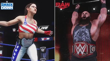 WWE 2K20 - Universe Mode - NEW Champions and Championships - PantherGamez