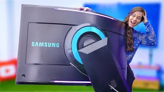 SAMSUNG TE DARÁ VUELTA!!!!!!! TV Monitor gaming gigante…