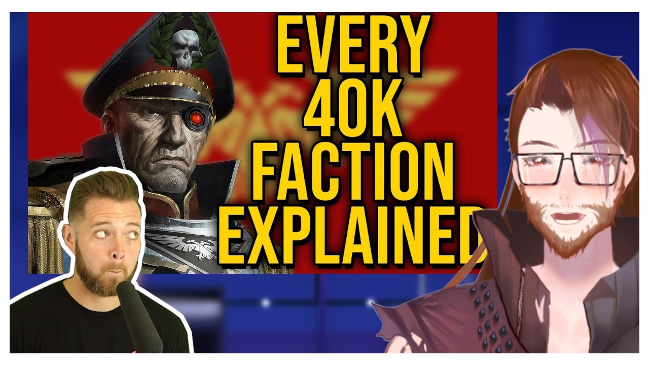 Geo Reacts to Bricky's Warhammer 40k Faction Breakdown pt 1