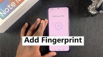 How To Setup Fingerprints On Xiaomi Redmi Note 10 Pro