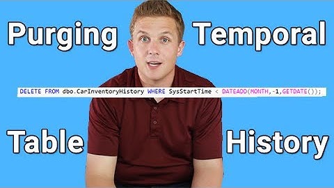 How to Automatically Delete Historical Data From a Temporal Table