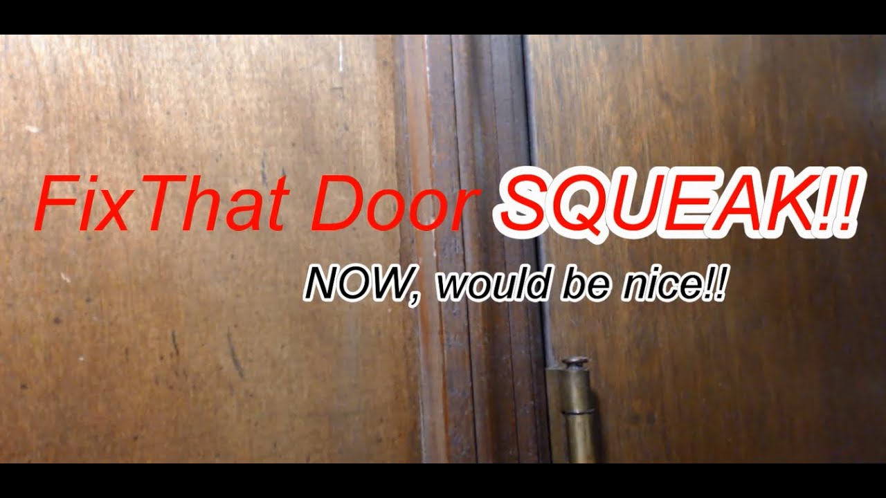 How to Quiet a Squeaky Door Hinge YouTube