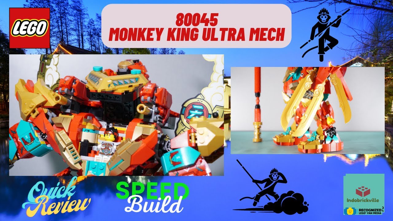 LEGO Monkie Kid 80045 Monkey King Ultra Mech revisão