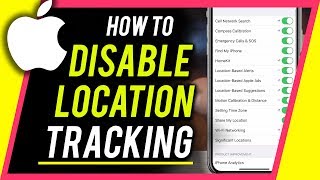How To Disable Location Tracking in iOS