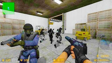 Counter Strike Source Zombie Escape mod online gameplay on Space Flight map
