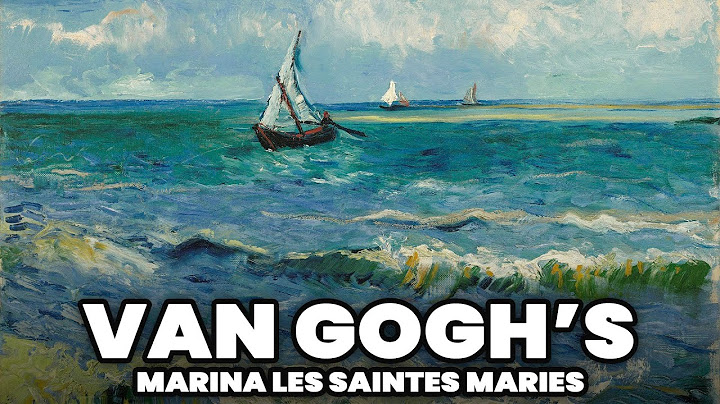 Van gogh la mer aux saintes maries