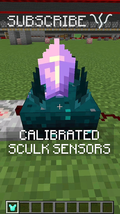 Use CALIBRATED SCULK SENSORS for SECRET STORAGE & DOORS | Redstone with PsiVolt #minecraft #redstone
