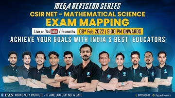 CSIR NET Mathematical Science Revision | Exam Mapping | L1