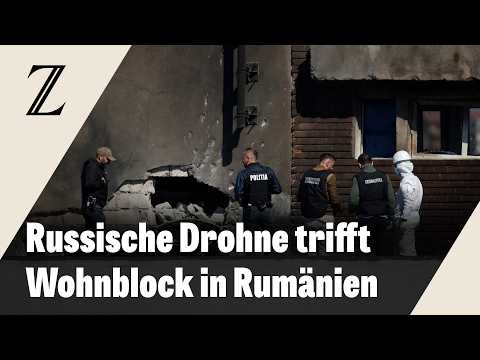 Russische Drohne trifft Wohnblock in Rumänien und verletzt zwei Menschen