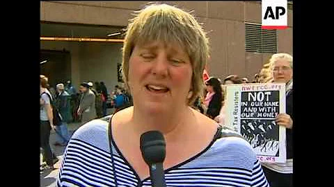 Protest on 6th annivers of Iraq invasion
