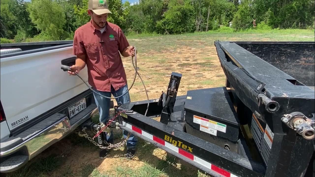 Connecting & Disconnecting a bumper pull trailer YouTube
