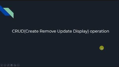 Asp.net mvc CRUD operation part 1