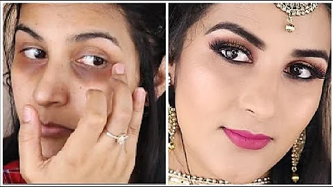 How to Hide Dark Circles (No Concealer) | How to Cover Dark Circles with Foundation