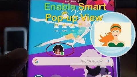 How to Enable Smart Pop up View