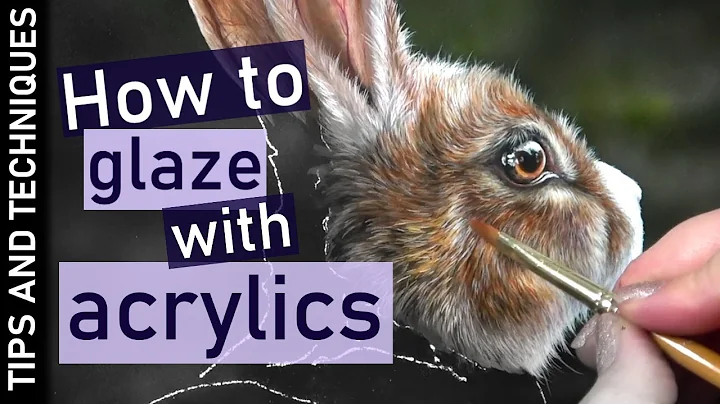 How to glaze with acrylics | Easy & effective way to add colour and depth to acrylic paintings